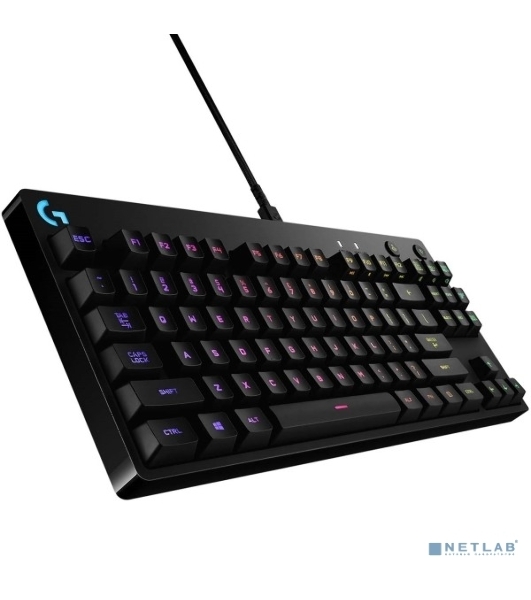 Клавиатура Logitech Gaming PRO проводная, USB Type-A, чёрный