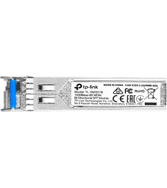 Модуль SFP TP-Link SMB TL-SM321B 1000Base-BX WDM LC TX:1310nm RX:1550nm 10км