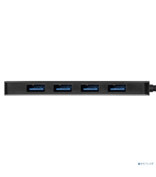USB-концентратор ExeGate DUB-4CP/1 (кабель-адаптер USB Type C --> 4xUSB3.0, Plug&Play, черный)