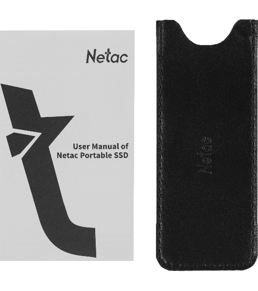 Внешний SSD Netac ZX10, 2TB, USB 3.2 Gen 2 Type-C, R/W 1050/1050, черный