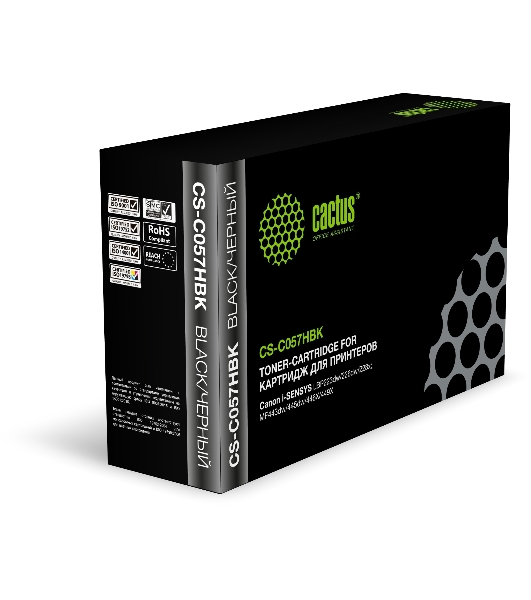 Картридж лазерный Cactus CS-C057HBK черный (10000 стр.) для Canon LBP228x/LBP226dw/LBP223dw/MF449x/MF446x/MF445dw