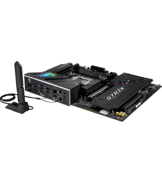 Материнская плата ASUS ROG STRIX B850-F GAMING WIFI, AM5, AMD B850, 4xDDR5, 2xSATA, 4xM.2, 1xPCIe 5.0 x16, 1xPCIe 4.0 x16, 1xPCIe x4, 1xDP, 1xHDMI, 1x2.5Gb LAN, 1xUSB-C 20Gbps, 1xUSB-C 10Gbps, 3xUSB-A 10Gbps, 4xUSB 5Gbps, 4xUSB 2.0, 3x3.5 мм, 7.1, ATX