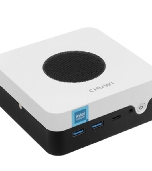 Мини ПК Chuwi LarkBox X Nettop серый/белый i3-1220P(1.5Ghz)/8Gb/256Gb SSD/W11Home/bracket