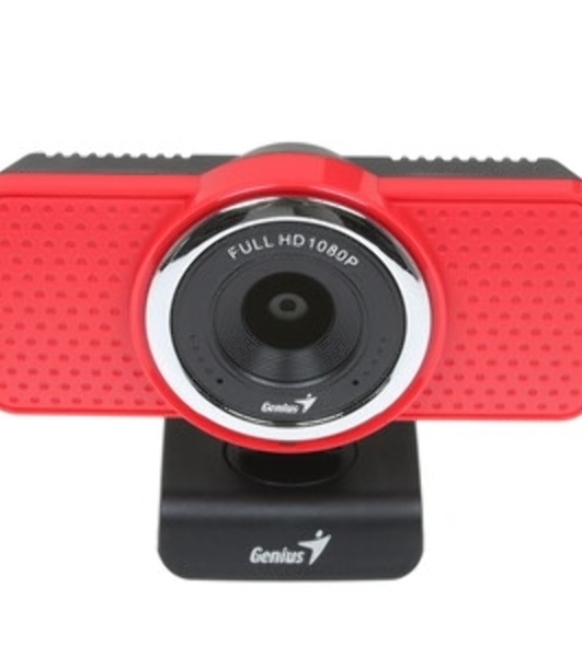 Веб-камера Genius eCam 8000 1920x1080, 30 кадр/с, USB Type-A, микрофон (шумоподавление), универсальное крепление