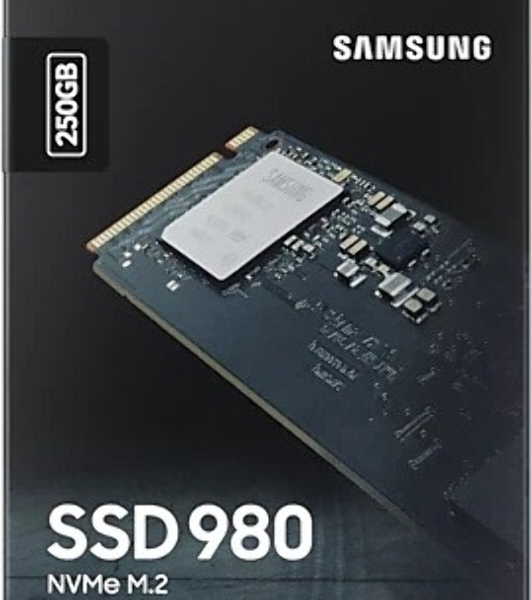 Накопитель SSD Samsung 980, 250Gb, PCIe 3.0 x4, M.2 2280, NVMe, R/W 2900/1300
