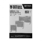 Конвектор электрический гибридный Denzel HybridX-1500 белый, 1500 Вт, 25 м2, термостат, дисплей, фото22
