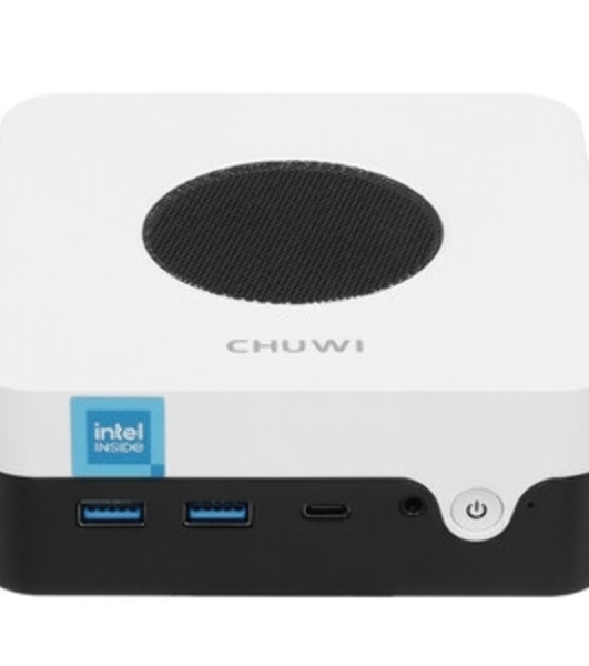 Мини ПК Chuwi LarkBox X Nettop серый/белый i3-1220P(1.5Ghz)/8Gb/256Gb SSD/W11Home/bracket
