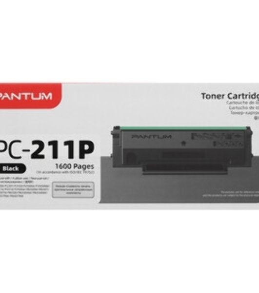 Картридж лазерный Pantum PC-211P, (аналог PC-211EV), черный (1600 стр.) для Pantum Series P2200/2500/M6500/6550/6600