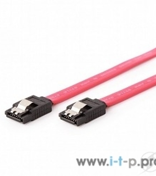 Кабель интерфейсный SATAIII Cablexpert CC-SATAM-DATA, 50 см, 7pin/7pin, защелка, пакет