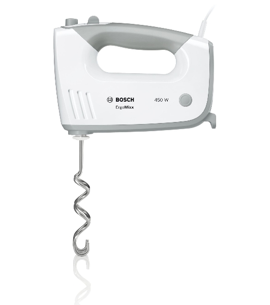 Миксер ручной Bosch MFQ36480 450Вт белый/серый