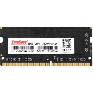 Оперативная память KingSpec, DDR4, 16GB (1x16 GB), 3200 MHz, CL17, SO-DIMM