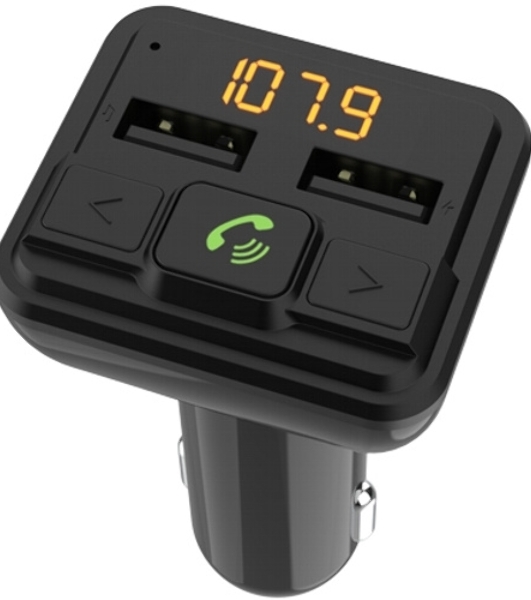 Автомобильный FM-модулятор Ritmix FMT-A880 черный MicroSD BT USB (80001662)