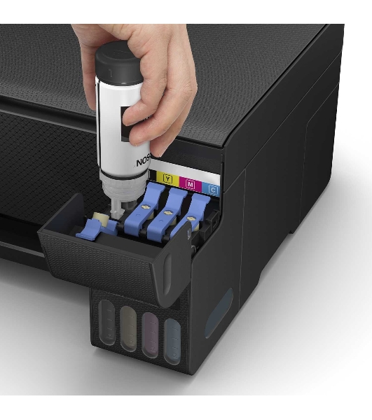 МФУ струйное Epson L3250 (C11CJ67412/C11CJ67418/C11CJ67405/C11CJ67408/C11CJ67503/C11CJ67508/C11CJ67523), A4, цветное, печ. до 33 стр/мин. (ч/б) до 15 стр/мин. (цвет), скан. до 11 стр/мин. (ч/б) 28 стр/мин. (цвет), 1440 x 5760 dpi (печать) 1200x2400dpi (скан.), USB, Wi-Fi
