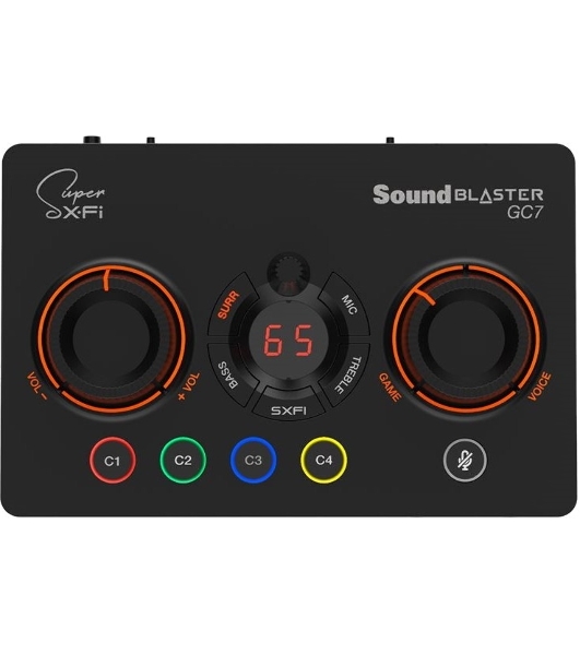 Звуковая карта Creative USB Sound BlasterX GC7 (Super X-Fi Ultra DSP) 7.1 Ret