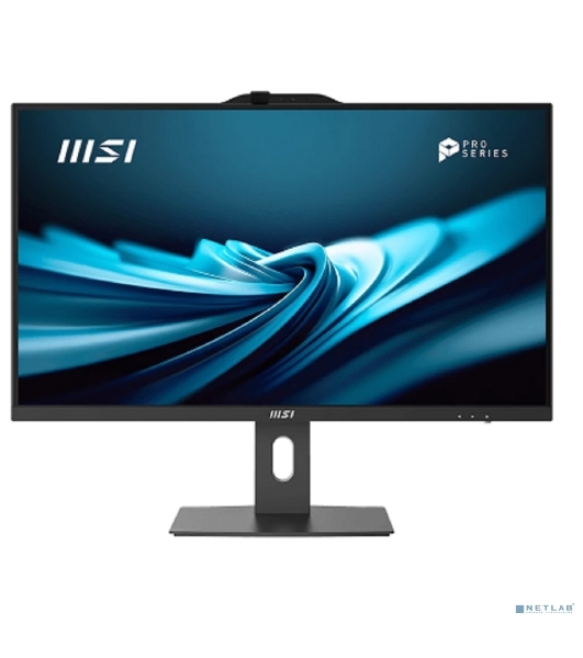 Моноблок MSI Pro AP272P 14M AiO 27' FHD(1920x1080)IPS AG Non-touch, Core i5-14400 (2.5GHz), 16Gb DDR5(2x8Gb), 512Gb SSD M.2, Intel UHD,WiFi,BT,camera, WirelessKB&mouse Eng/Rus,No OS,1y war-ty, черный (9S6-AF8321-802)