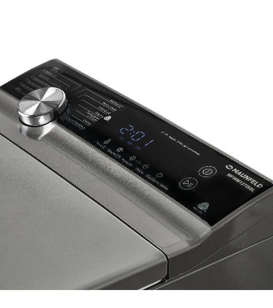 Стиральная машина Maunfeld SILVER MFWM127ISSL серебристый, загрузка вертикальная 7 кг, 1200 об/мин., класс: А+++