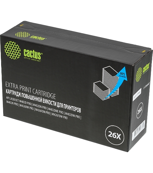 Картридж лазерный Cactus CS-CF226X-MPS черный (12000 стр.) для HP LJ M402d/M402n/M426dw/M426fdn/M426fdw