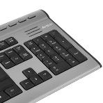 Клавиатура проводная A4Tech KLS-7MUU USB серебристый/черный, фото8