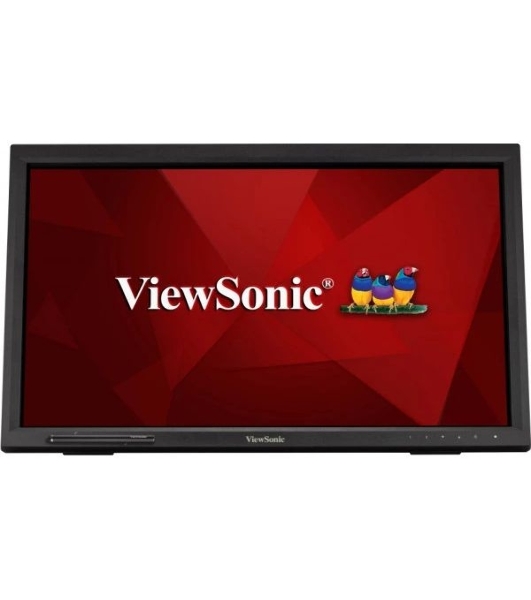 Монитор 21.5' ViewSonic TD2223 VA 1920x1080, 75 Гц, 6.5 мс, 16:9, 250 кд/м², VGA, DVI-D, HDMI 1.4, DP, USB Hub (2×USB 2.0), 3.5 Jack, аудиовход, динамики (2×2 Вт), сенсорный экран (IR Touch), черный