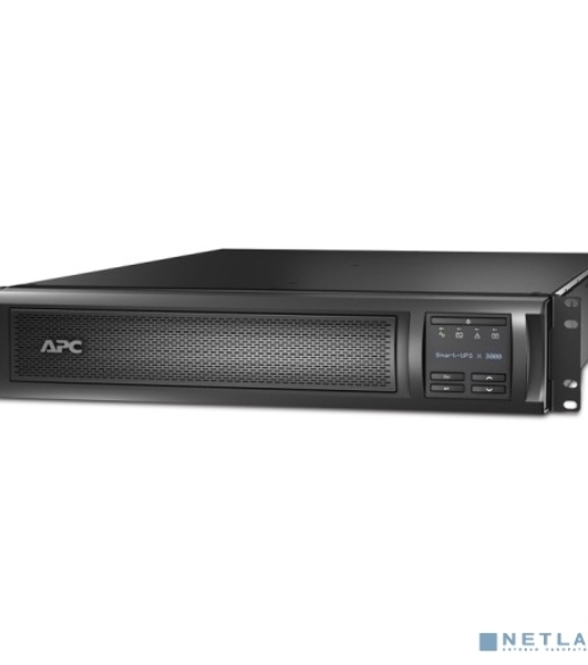 Источник бесперебойного питания APC Smart-UPS X SMX3000RMHV2UNC/3000 ВА/2700 Вт/9xIEC 320 C13, IEC 320 C19