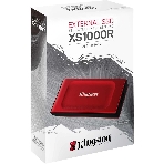 Внешний SSD Kingston XS1000, 1TB, USB 3.2 Gen 2 Type-C, R/W 1050/1000, красный, фото8