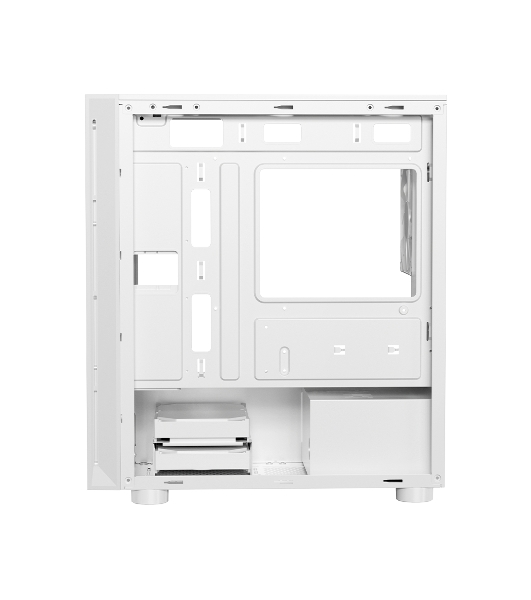 Компьютерный корпус без блока питания PCCooler LM300 ARGb WH, Tempered Glass Mid Tower, белый, ABS, TG, SPCC, 1x120мм ARGb mATX, ITX 170/330/mm 2x2.5', 2x3.5', 5xPCI 1xUSB-A 3.0, 2xUSB-A 2.0 375x205x427mm