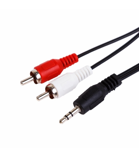 Шнур СМАРТКИП Стерео 3,5 мм - 2 RCA, 1.2 м (10 шт./уп.)