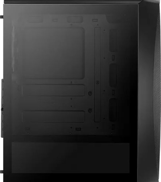 Компьютерный корпус Aerocool/Formula Aero One Eclipse-G-BK-v1 черный без БП ATX 4x120мм 2xUSB 3.0 audio
