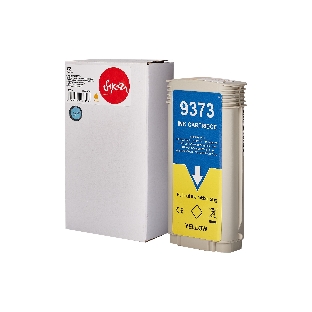 Картридж струйный Sakura C9373A (№72 Yellow) для HP, желтый, 130 мл.