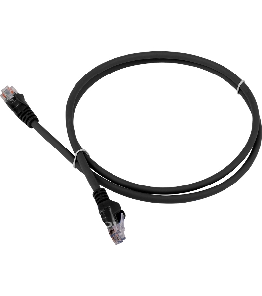 Патч-корд Lanmaster LSZH UTP кат.6, 3.0 м, черный