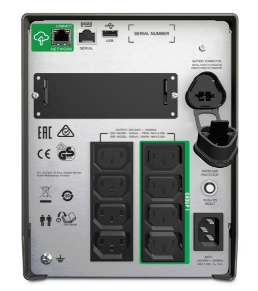 Источник бесперебойного питания APC Smart-UPS SMT1500IC/1500ВА/1000Вт/8xIEC320 С13