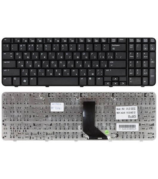 Клавиатура для ноутбука HP Pavilion G60 Compaq Presario CQ60 черная
