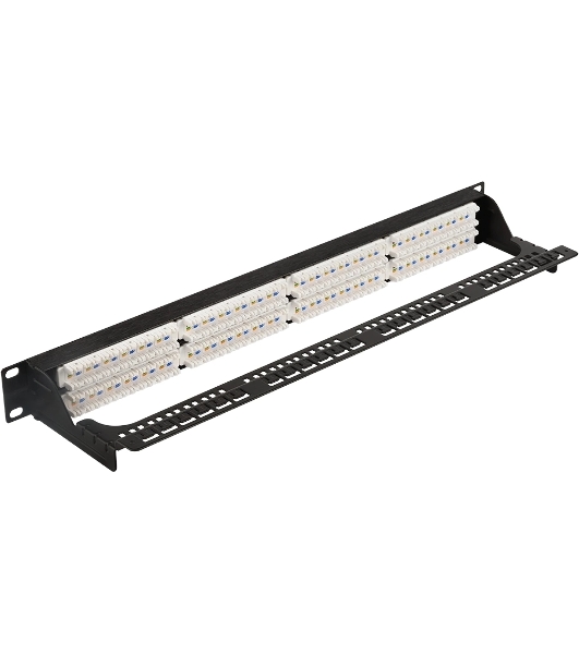 Патч-панель Lanmaster LAN-PPC48U6 19' 1U 48xRJ45 кат.6 UTP