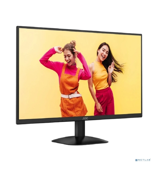 Монитор 23.8' AOC Q24B35 IPS 2560x1440, 120 Гц, 4 мс, 16:9, 250 кд/м², HDMI 2.0, DP 1.4, HDR10, черный