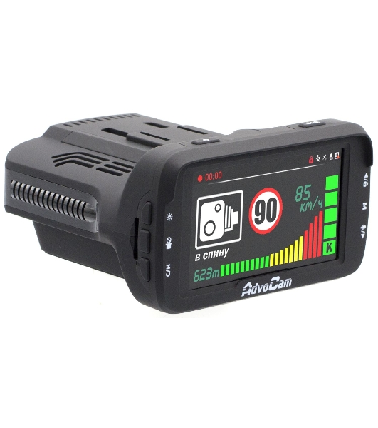 Видеорегистратор AdvoCam FD Combo GPS, 1920x1080, 2.7', GPS, G-сенсор, датчик движения, GPS-информатор