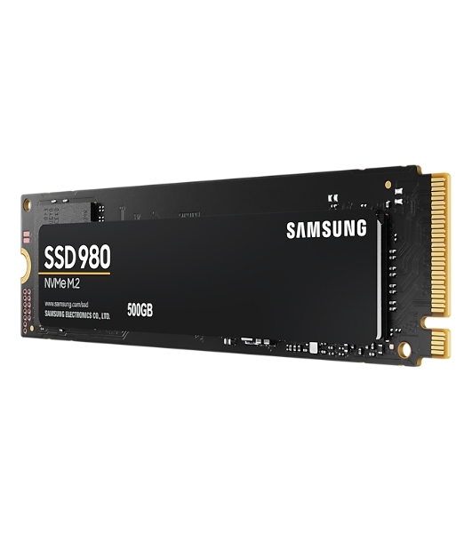 Накопитель SSD Samsung 980 MZ-V8V500BW, 500Gb, PCIe 3.0 x4, M.2 2280, NVMe, R/W 3100/2600