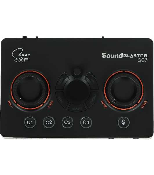 Звуковая карта Creative USB Sound BlasterX GC7 (Super X-Fi Ultra DSP) 7.1 Ret