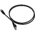 Патч-корд LANMASTER LSZH UTP cat.6, 1.0 м, черный, фото2