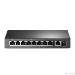 Коммутатор 9-port 10/100Mbps unmanaged switch with 8 PoE+ ports, compliant with 802.3af/at PoE, 65W PoE budget, support 250m Extend Mode, Priority mode and Isolation mode, desktop mount, plug and play., фото13