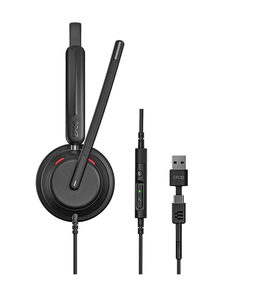 Гарнитура EPOS Impact 760 чёрный, проводная, USB / USB-C