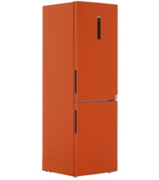 Холодильник Haier C2F636CORGU1 оранжевый двухкамерный 256/108 л морозилка снизу, No Frost