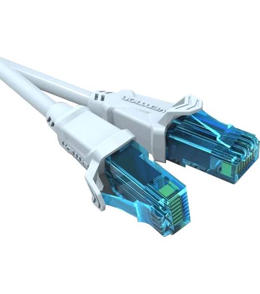 Патч-корд Vention прямой UTP cat.5е, RJ45 - 0,75м. Серый VAP-A10-S075