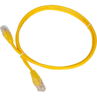 Патч-корд LANMASTER TWT-45-45-0.3-YL UTP RJ-45 вил.-вилка RJ-45 cat.5e 0.3м желтый ПВХ (уп.:1шт)