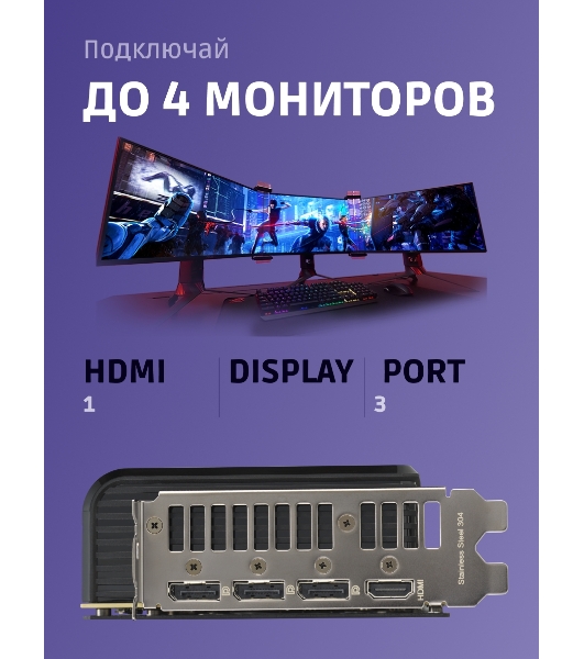 Видеокарта ASUS PRIME-RTX 5080-O16G, 16Gb GDDR7, 256 bit, DisplayPort, HDMI, GPU 2655 MHz 90YV0LX0-M0NA00