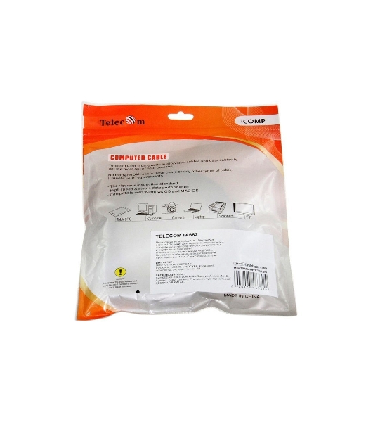 Кабель-переходник Telecom (TA682-1.8M) 4K*60Hz 1.2V Mini DisplayPort M <--> DisplayPort M 1,8м 6926123463314