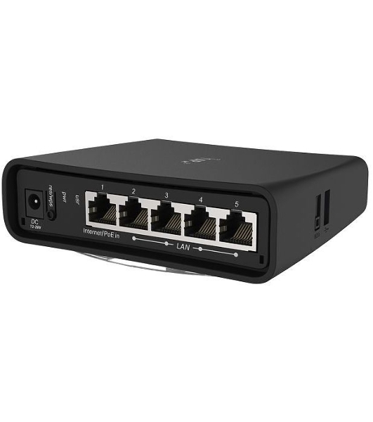 Маршрутизатор 10/100/1000M 5PORT RBD52G-5HACD2HND-TC MIKROTIK