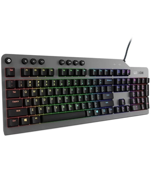 Клавиатура Lenovo Legion K500 RGB Mechanical проводная, USB Type-A, серый