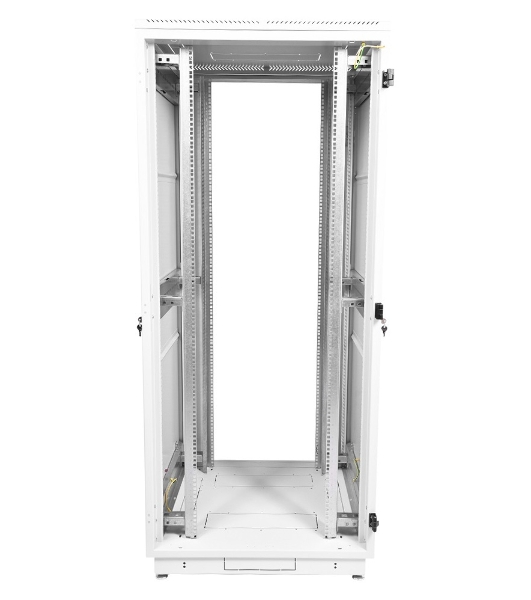 Шкаф телекоммуникационный напольный 42U (800x1000) дверь перфорированная (3 места), ШТК-М-42.8.10-4ААА