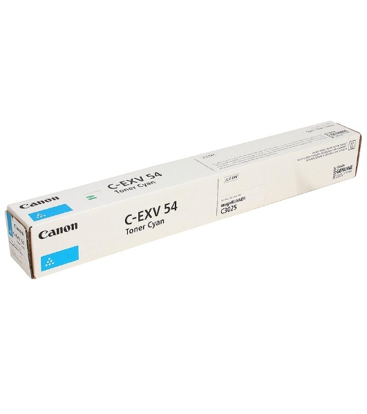 Картридж лазерный Canon C-EXV54C (1395C002) голубой (8 500) для Canon imageRUNNER C3226i/C3025i/C3025/C3125
