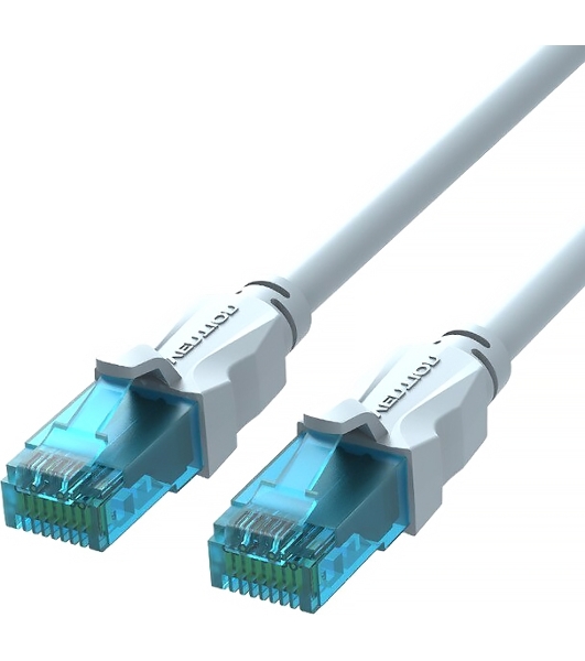 Патч-корд Vention прямой UTP cat.5е, RJ45 - 0,75м. Серый VAP-A10-S075